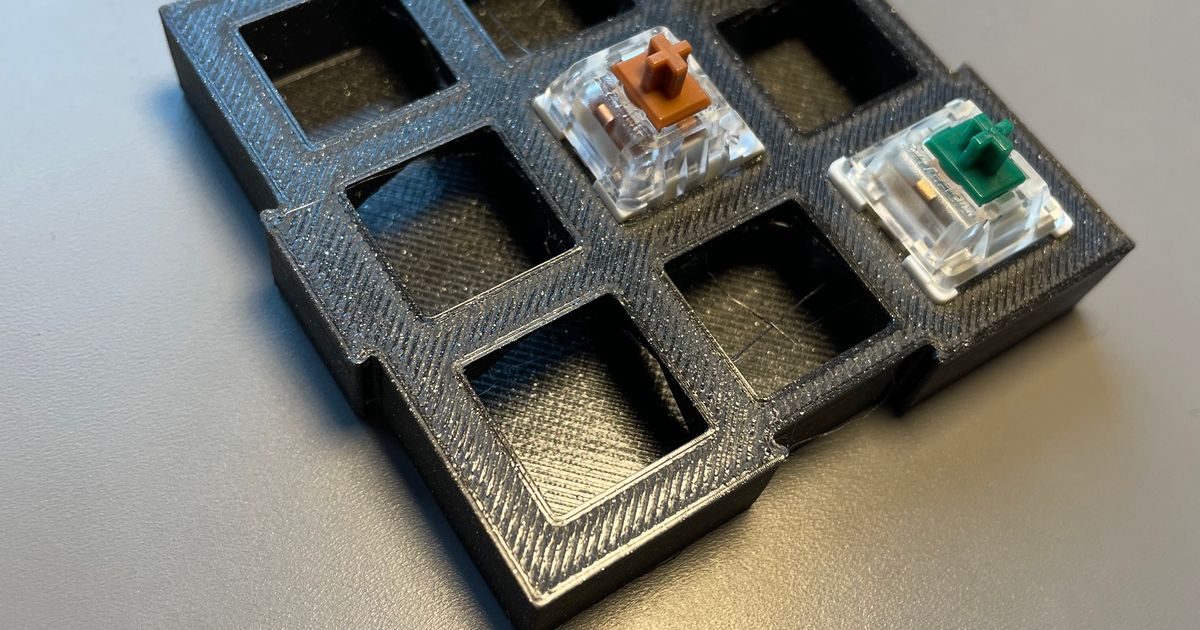 Keyboard switch tester by daniele download free stl model