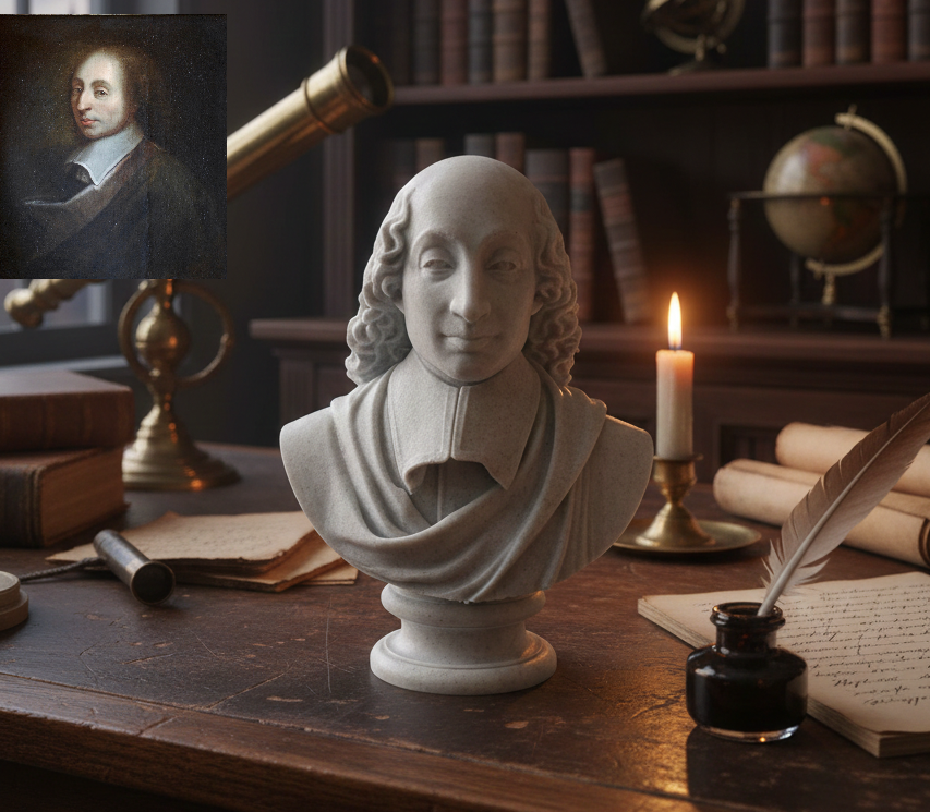 Blaise Pascal – Buste
