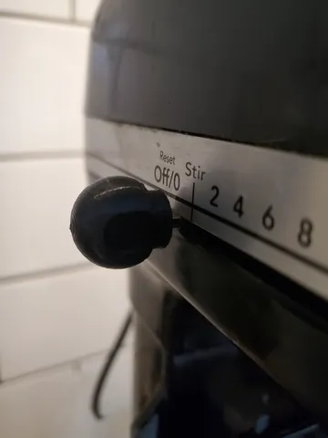 KitchenAid mixer speed control knob