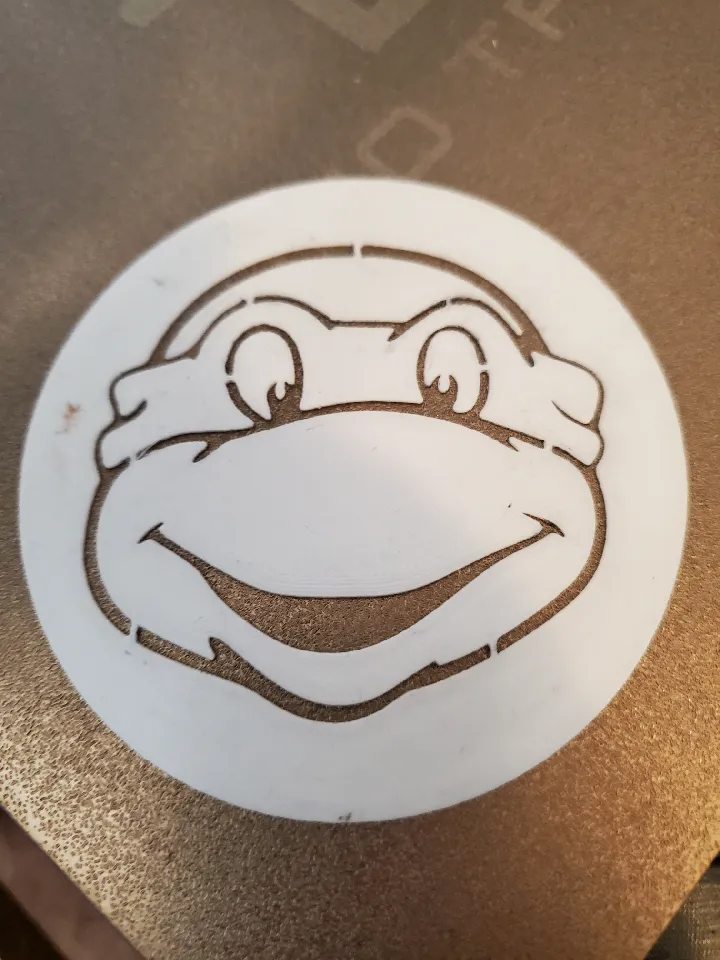 Turtle Stencil by Chad Stewart | Download free STL model | Printables.com
