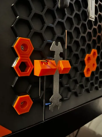 Prusa Mini Tool Holder for Honeycomb Storage Wall