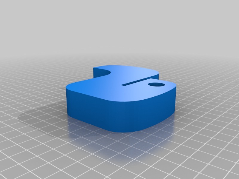 Python Logo Assembly by T3CHKOMMIE | Download free STL model ...