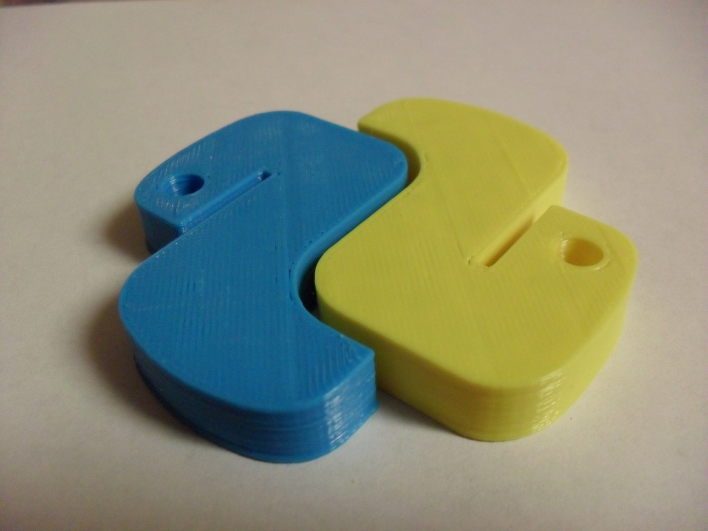 Python Logo Assembly by T3CHKOMMIE | Download free STL model ...