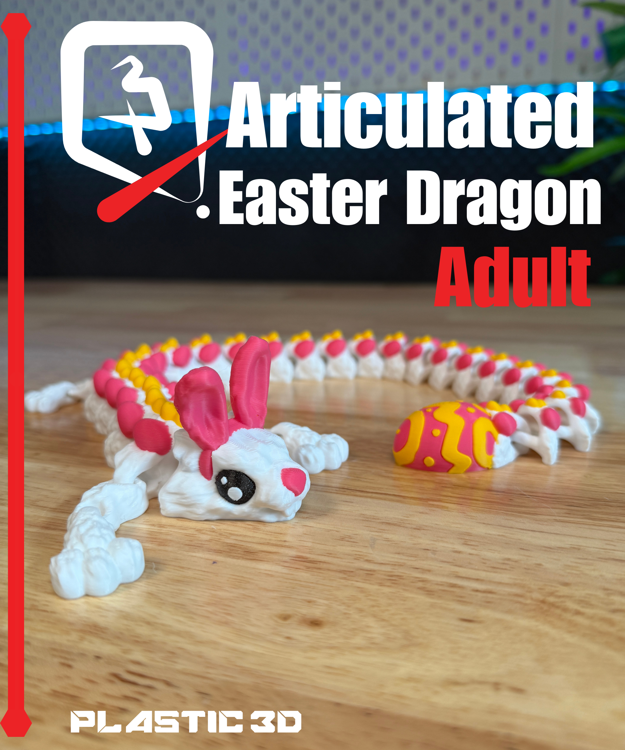 Articulated Easter Dragon- Adult