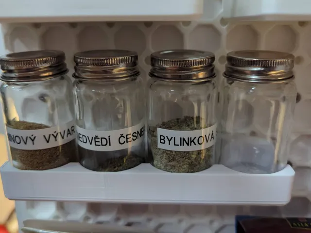 Multiboard Shelv for 4x Ikea - GULDFISK spice jars
