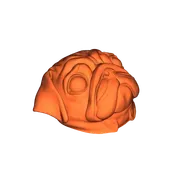 Pug Clog Pendant/Mops clog Anhänger
