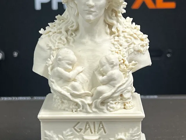 Gaia Bust – Primordial Mother Earth Goddess Statue STL
