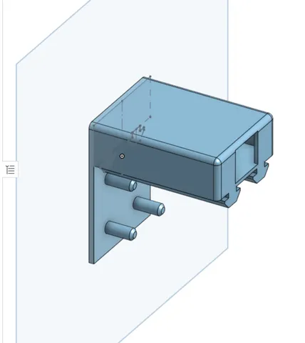 SD card reader holder (connected to PC) mounted on Ender 3 V2