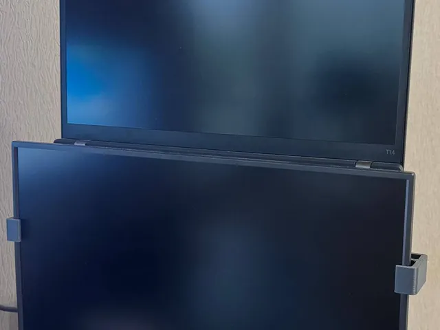 VESA 100x100 Dual Mount for Laptop & Portable Monitor (Lenovo ThinkPad) / Двойной VESA 100x100 кронштейн