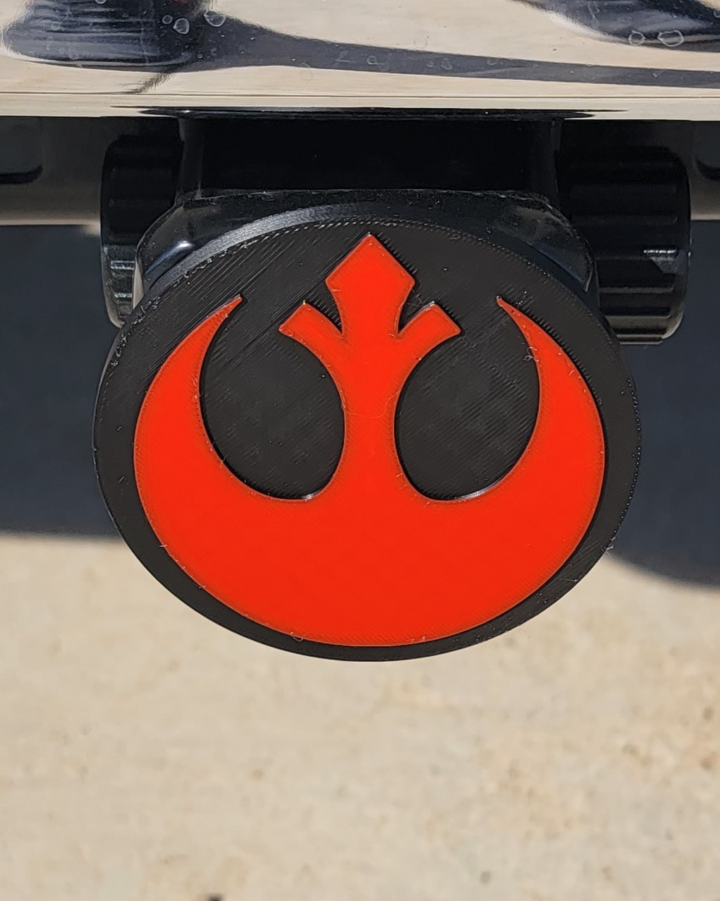 Rebel Hitch Receiver Cover by Lee David Download free STL model