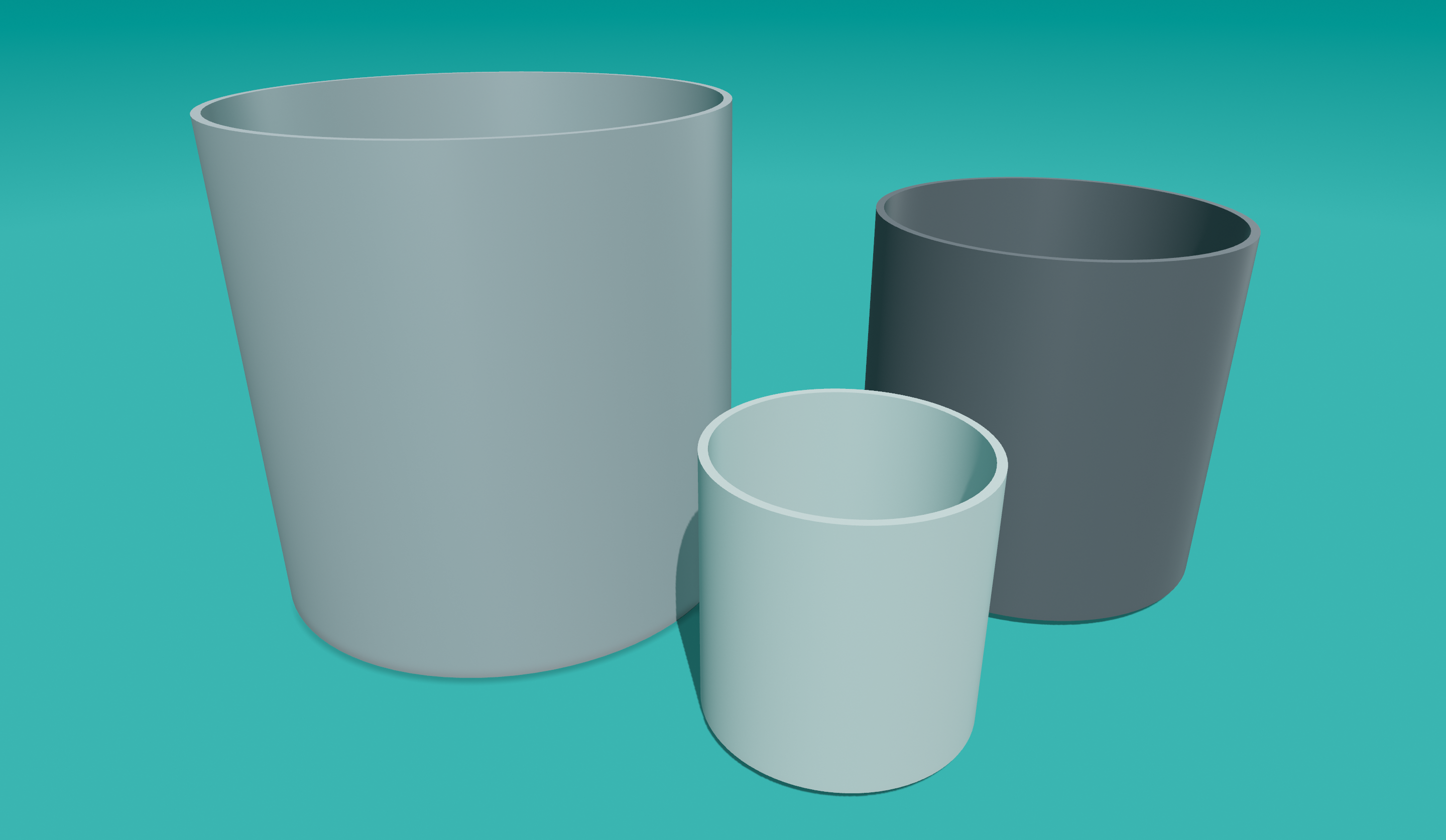 Planter 10 - Simplicity at Its Best, with drainage hole