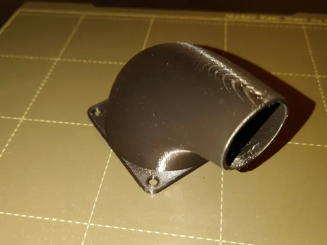 60mm 90-degree fan duct