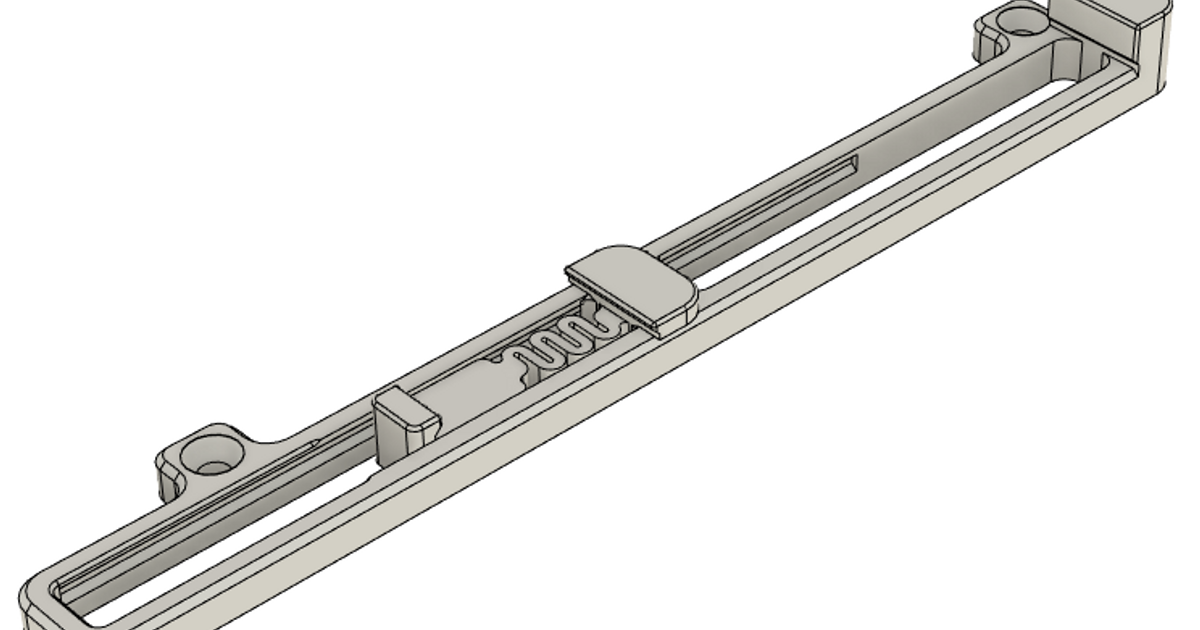 Lrs Din Rail Mount Adjustable Height By Andrew Download Free Stl