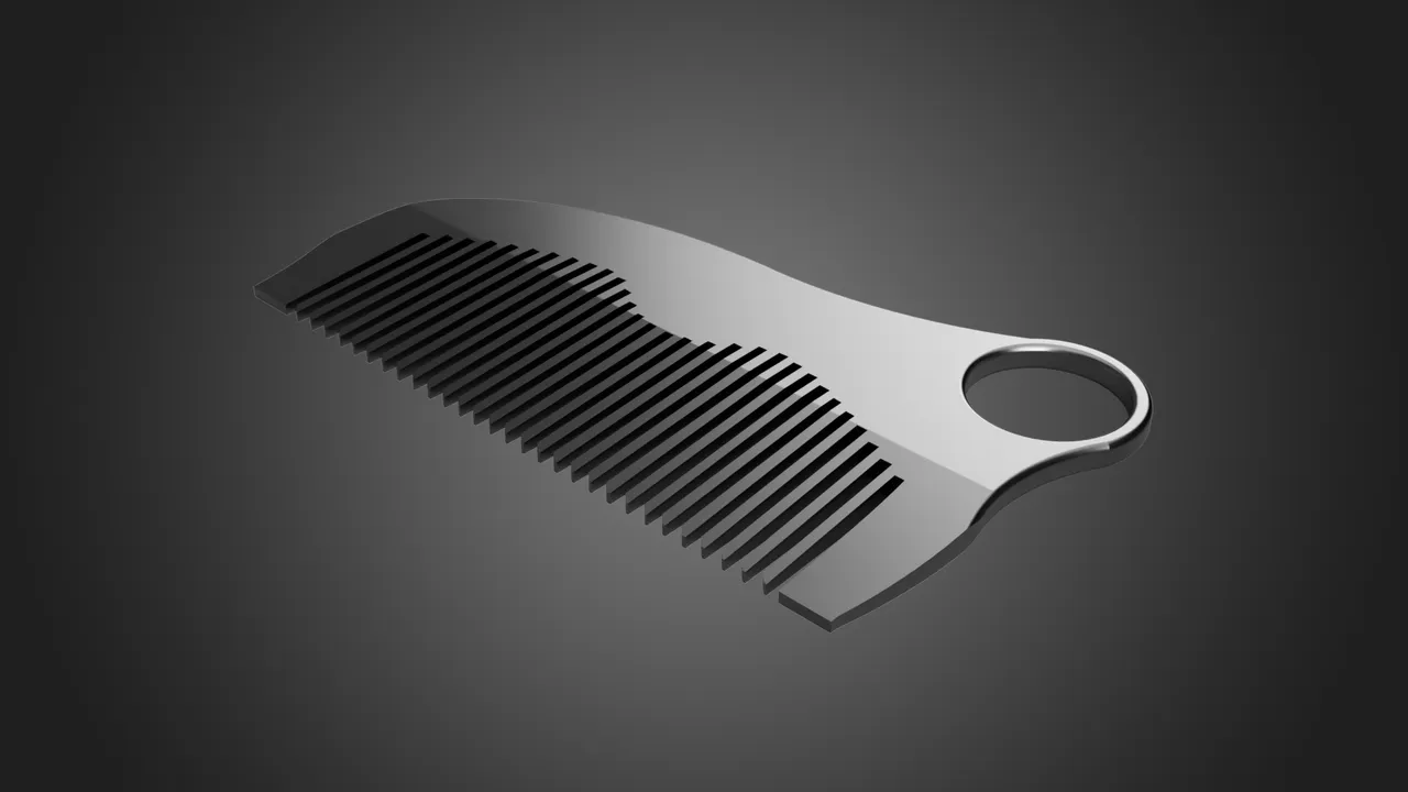 Barbie Comb 3D model