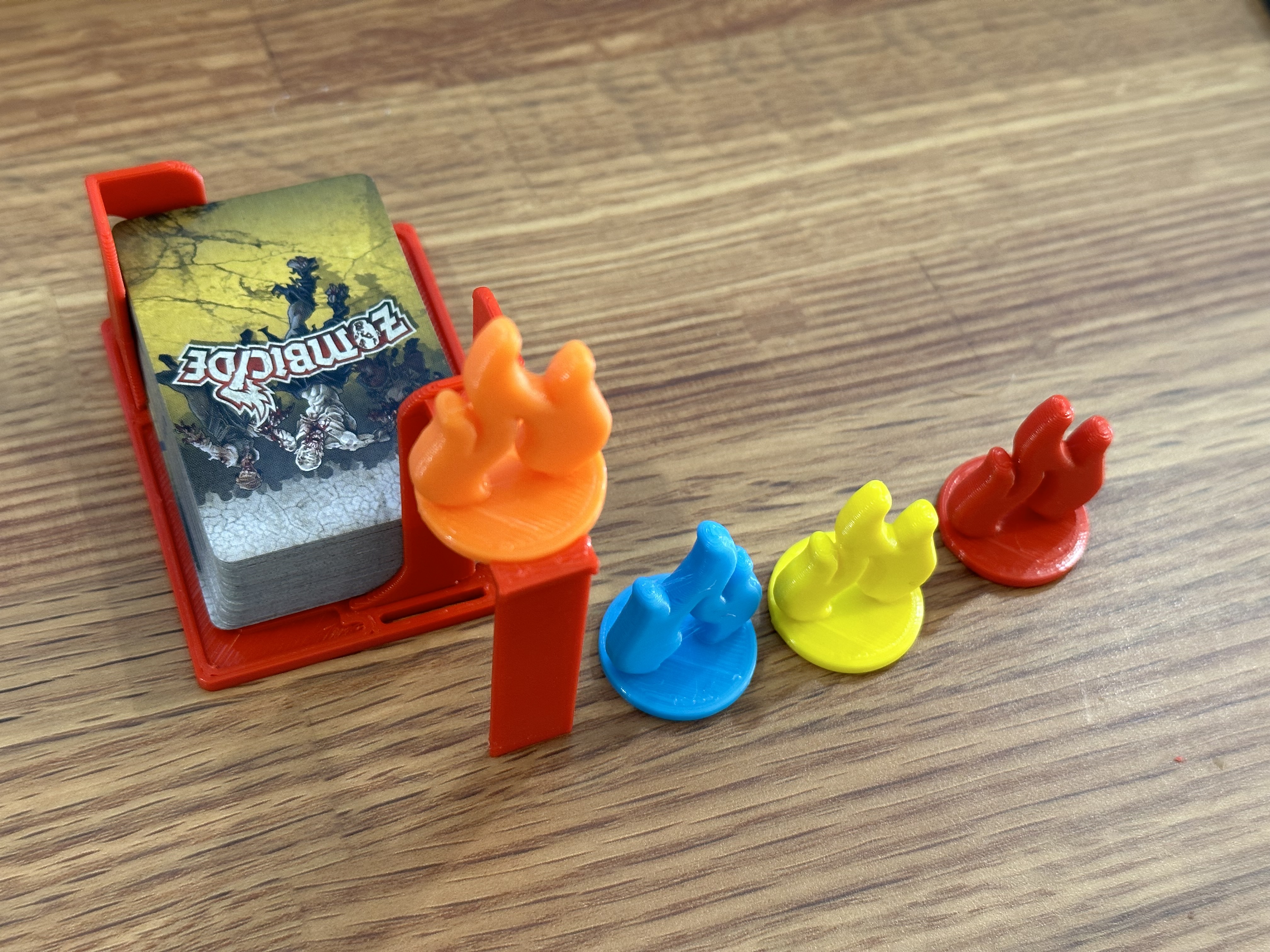 Zombicide card holder and danger level markers/stand