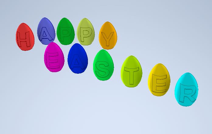 Easter Decoration Letters