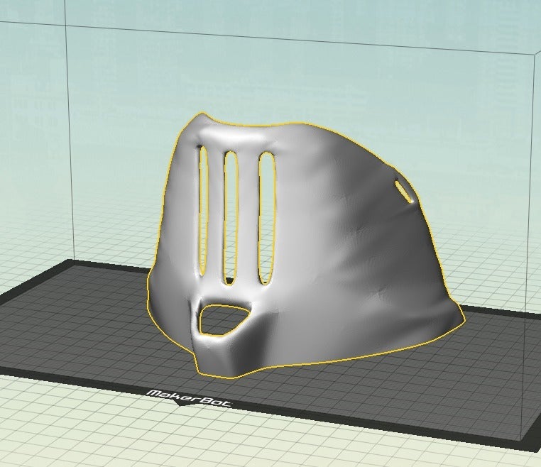 Miniatura 2 do modelo 3D Casey Jones mask
