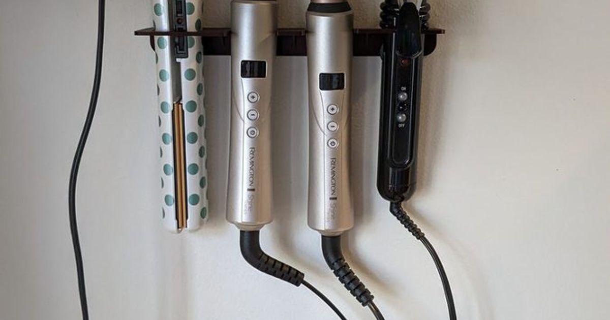 Curling Iron Holder by Audi Download free STL model