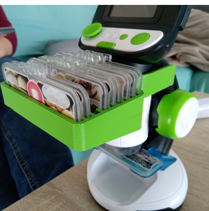 Smart Slides holder for VTech Interactive Microscope