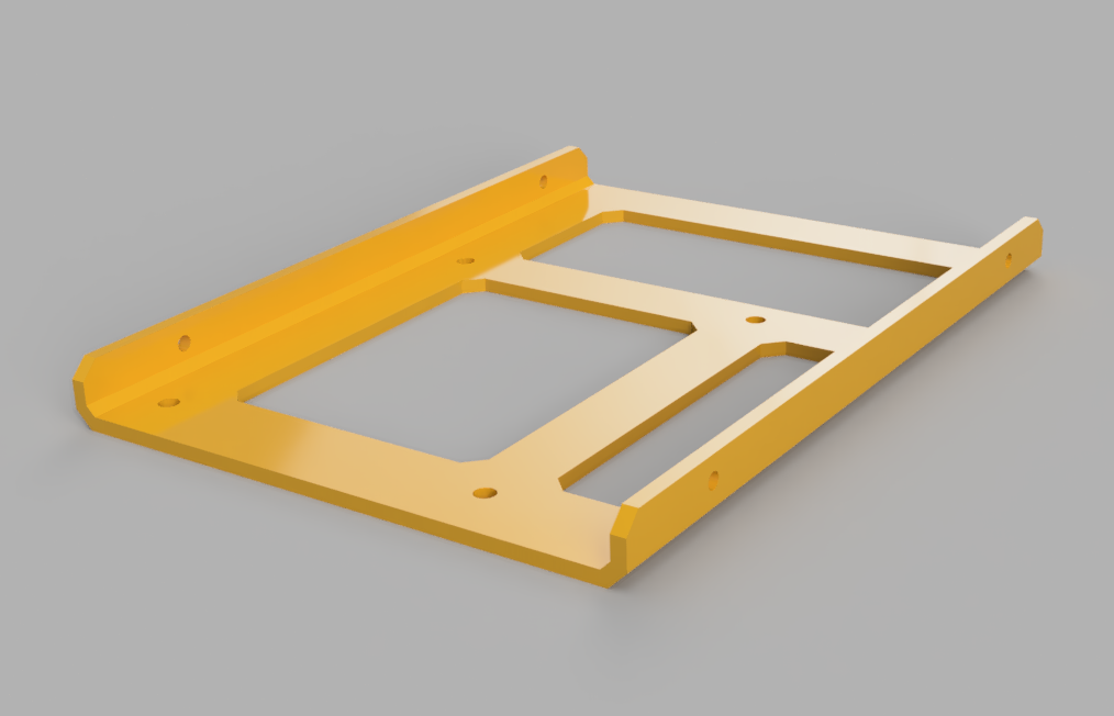 Minimalist SSD to HDD Adapter