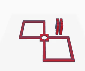 1280 Mhz Biquad Antenna