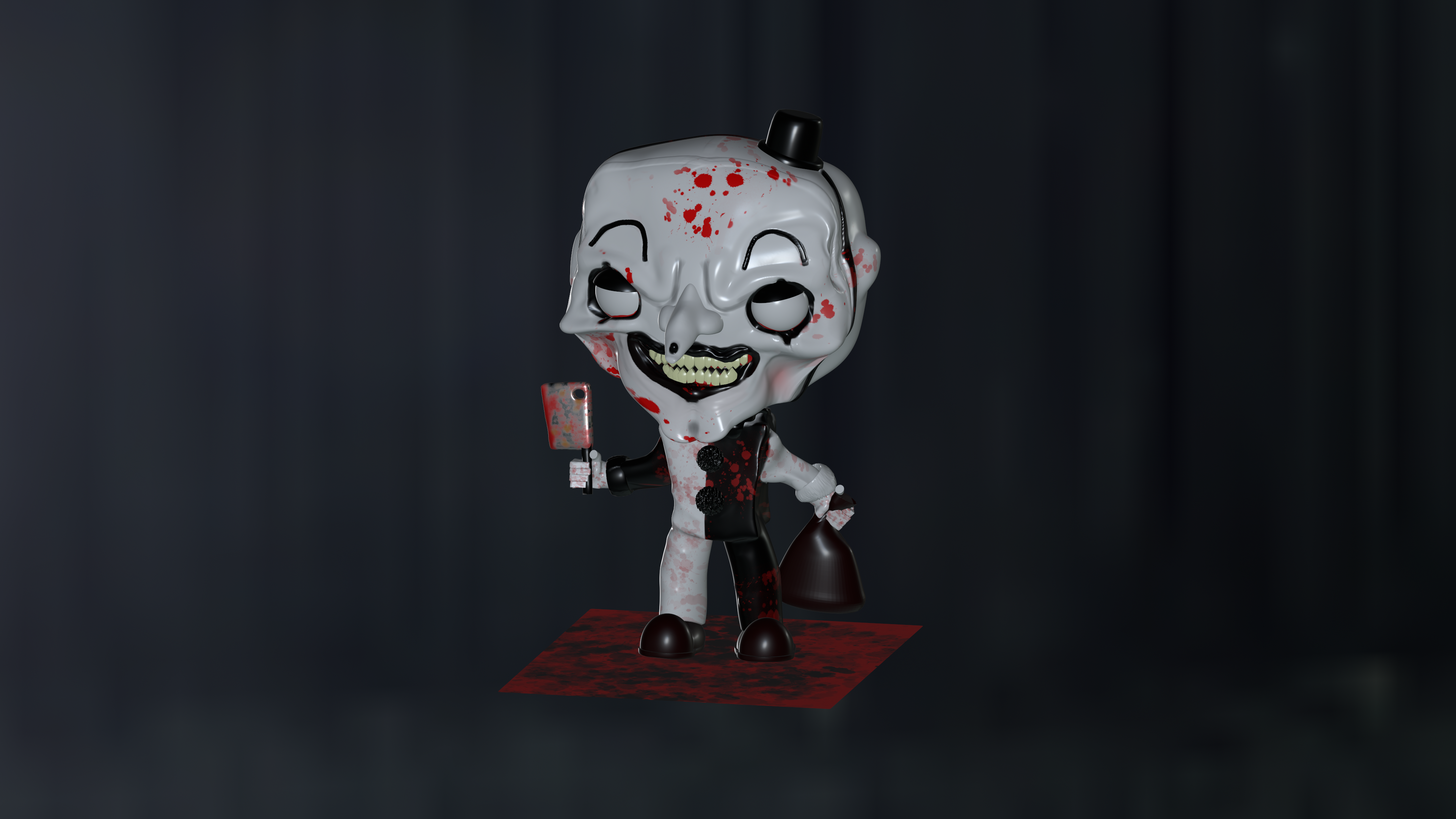 Terrifier Art The Clown Pop Figure