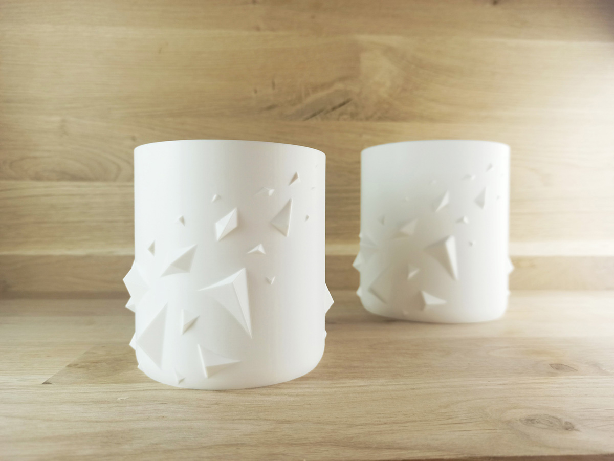Flower Pot - Pyramidal shards