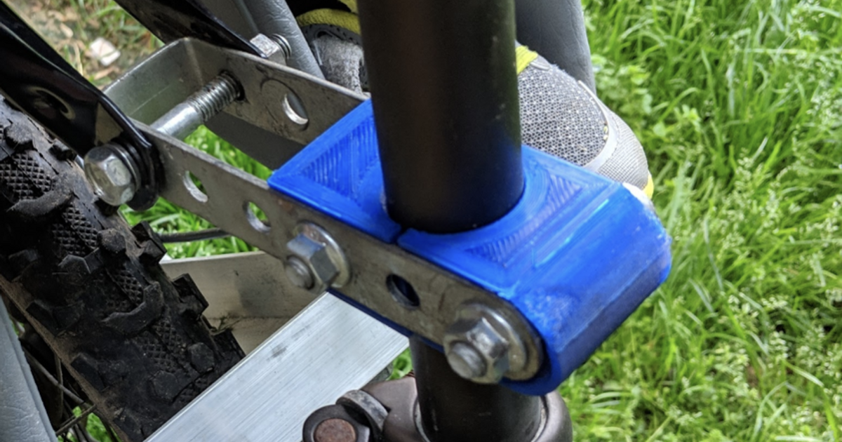 Bicycle Baby Seat Post Adapter by Bengone1 Download free STL model