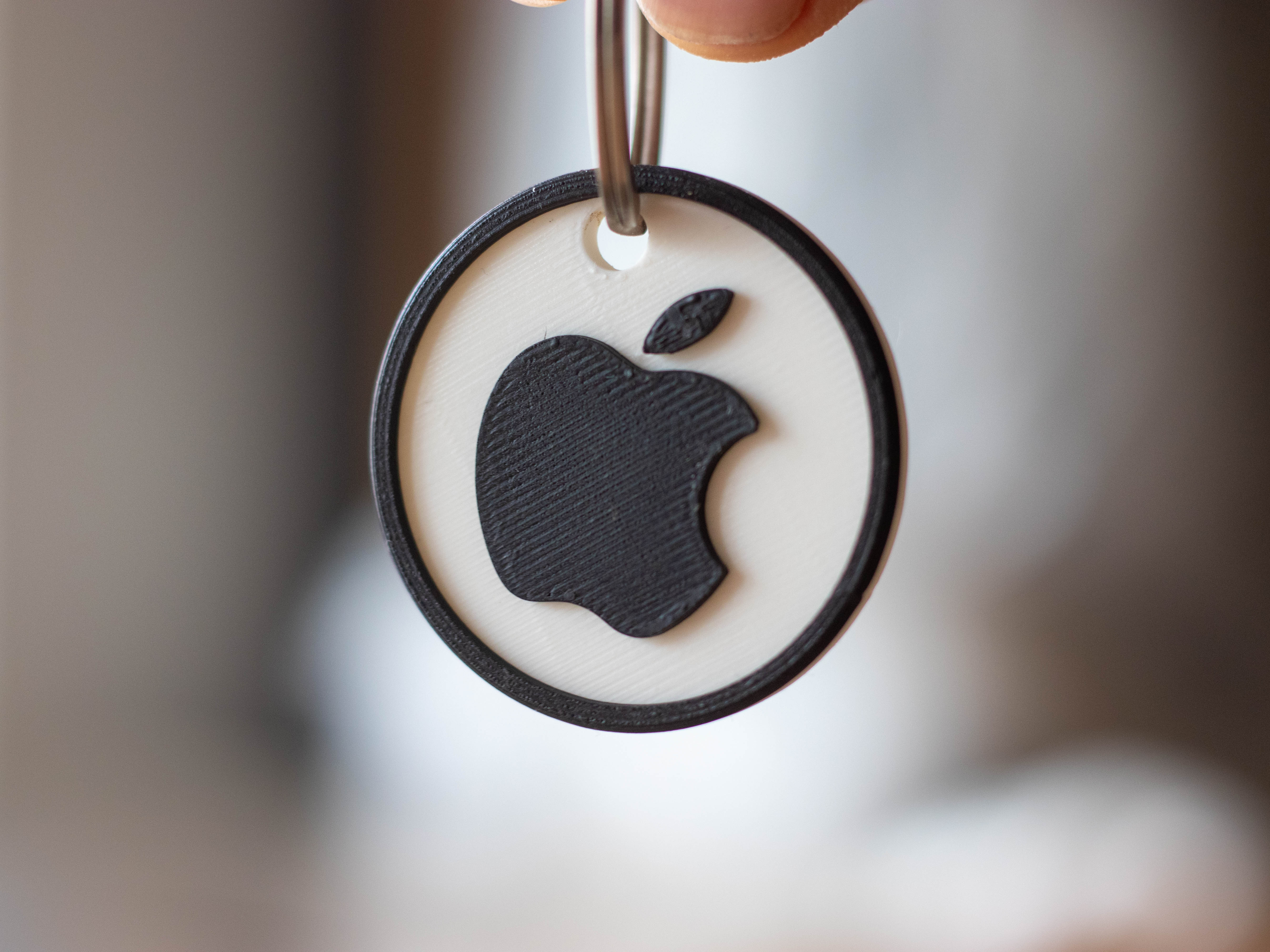 Apple Logo Keychain