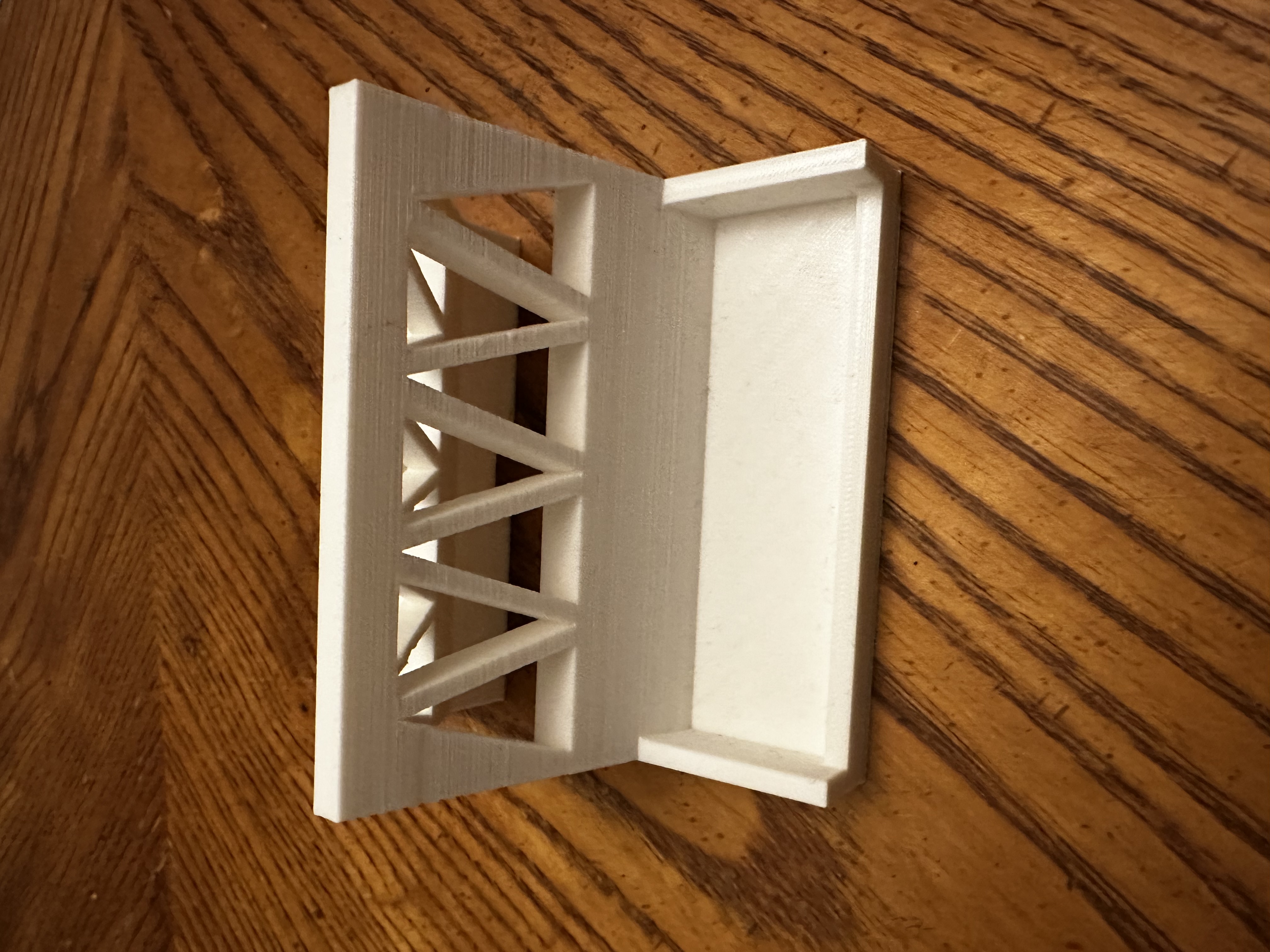 Phone/tablet stand with business card holder