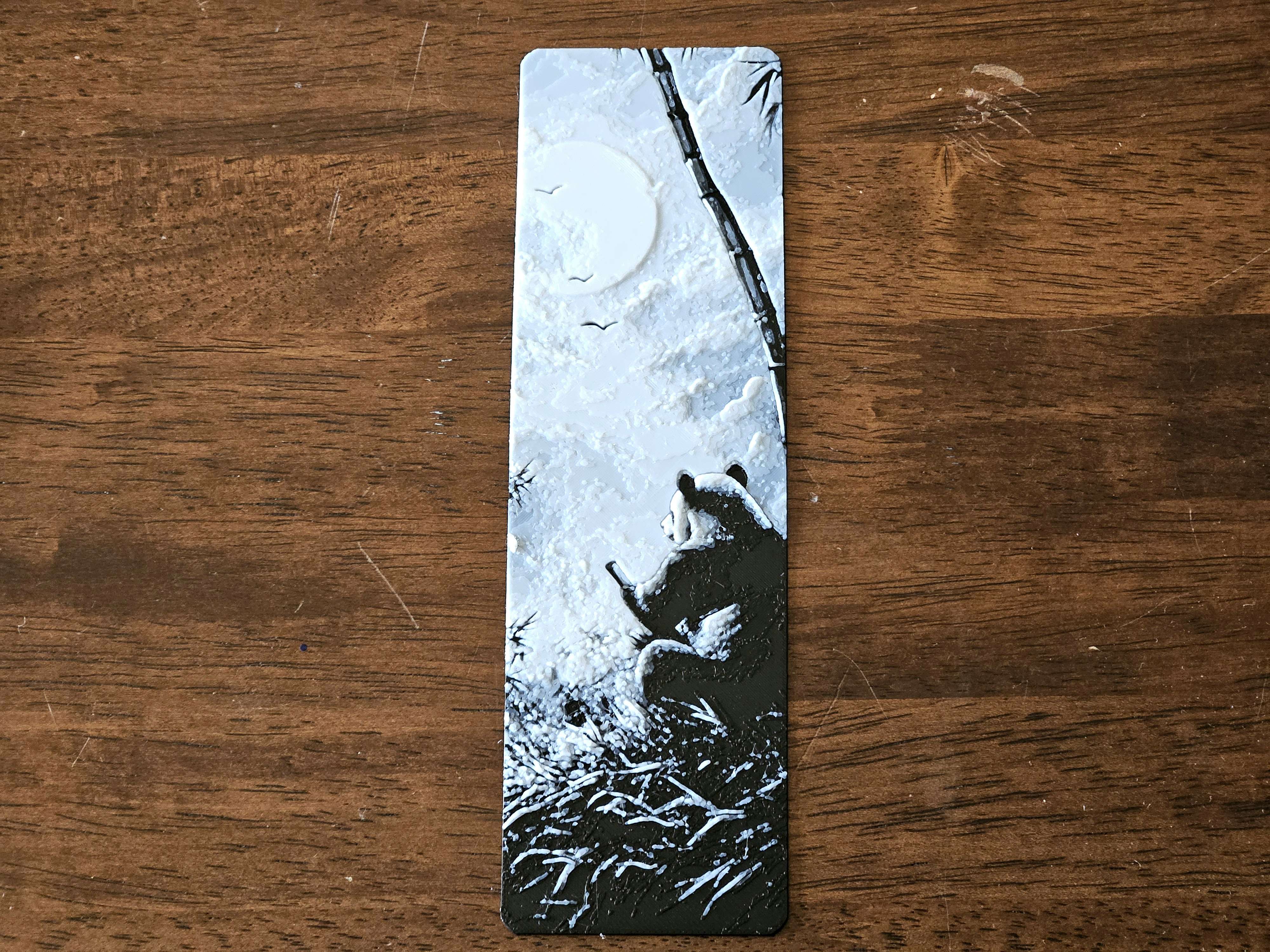 Miniatura 2 do modelo 3D Panda Bookmark