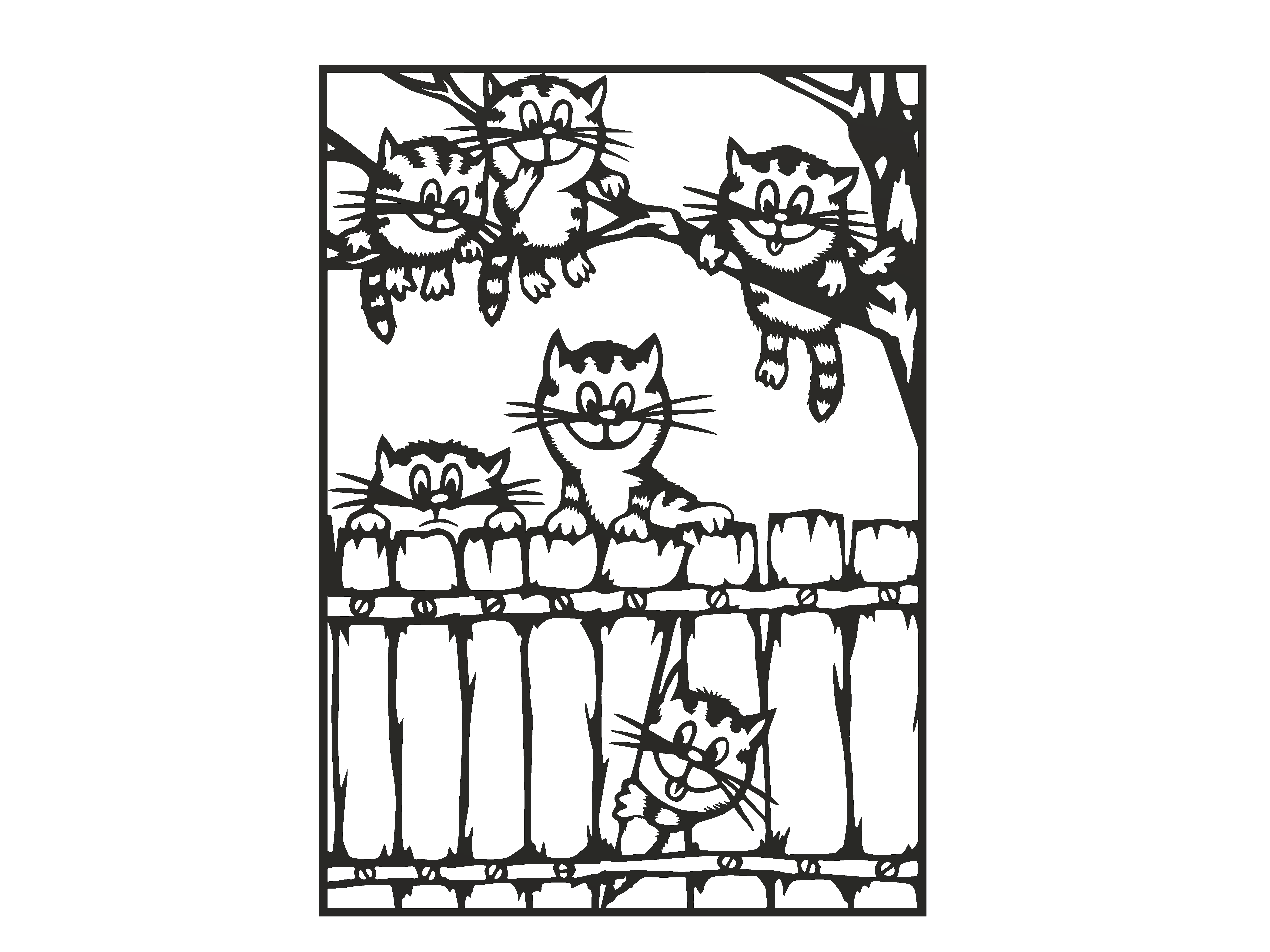 Nosy kittens by mishkin2 download free stl model printables