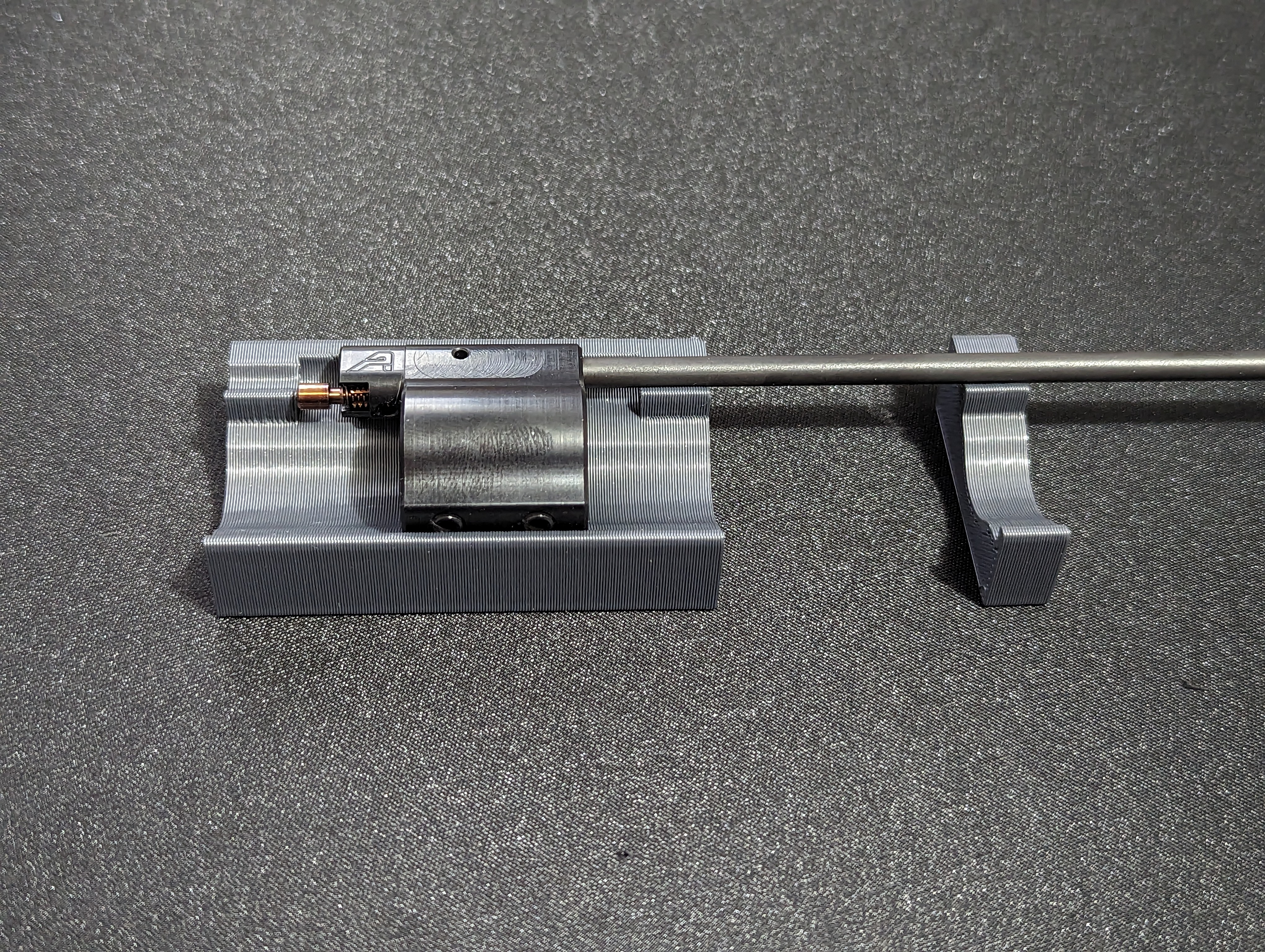 Gas Block Jig - Aero Precision low profile adjustable gas block