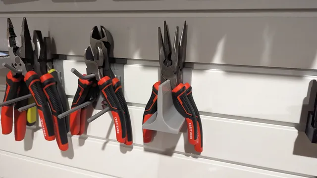 Pliers Holder Rack for 3" Slatwall
