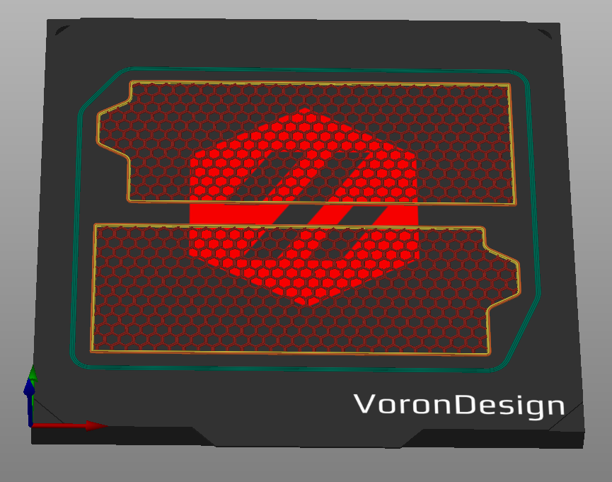 Voron 0.2 V0.2 Skirt Set Mesh Only