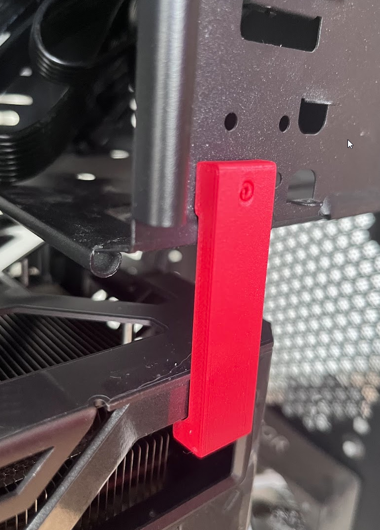 GPU Support Hook (M3 Screw Mount for 5.25" Bay Bracket)