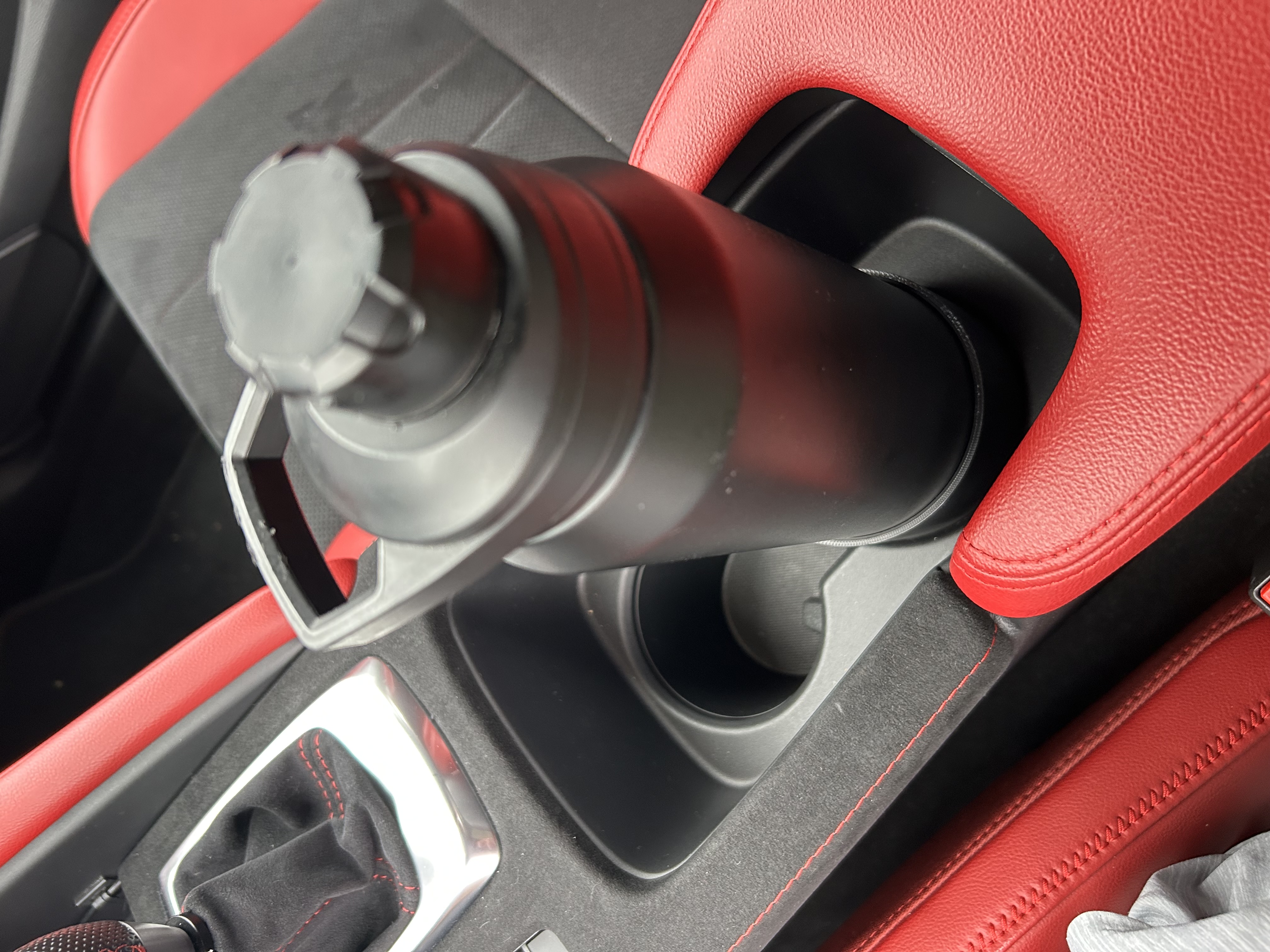 Acura Integra and 2021+ Honda Civic Bigger Locking Cupholder