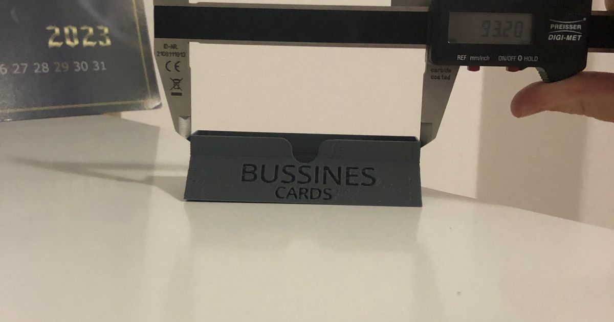 Bussines Cards by Oliver_novák Download free STL model