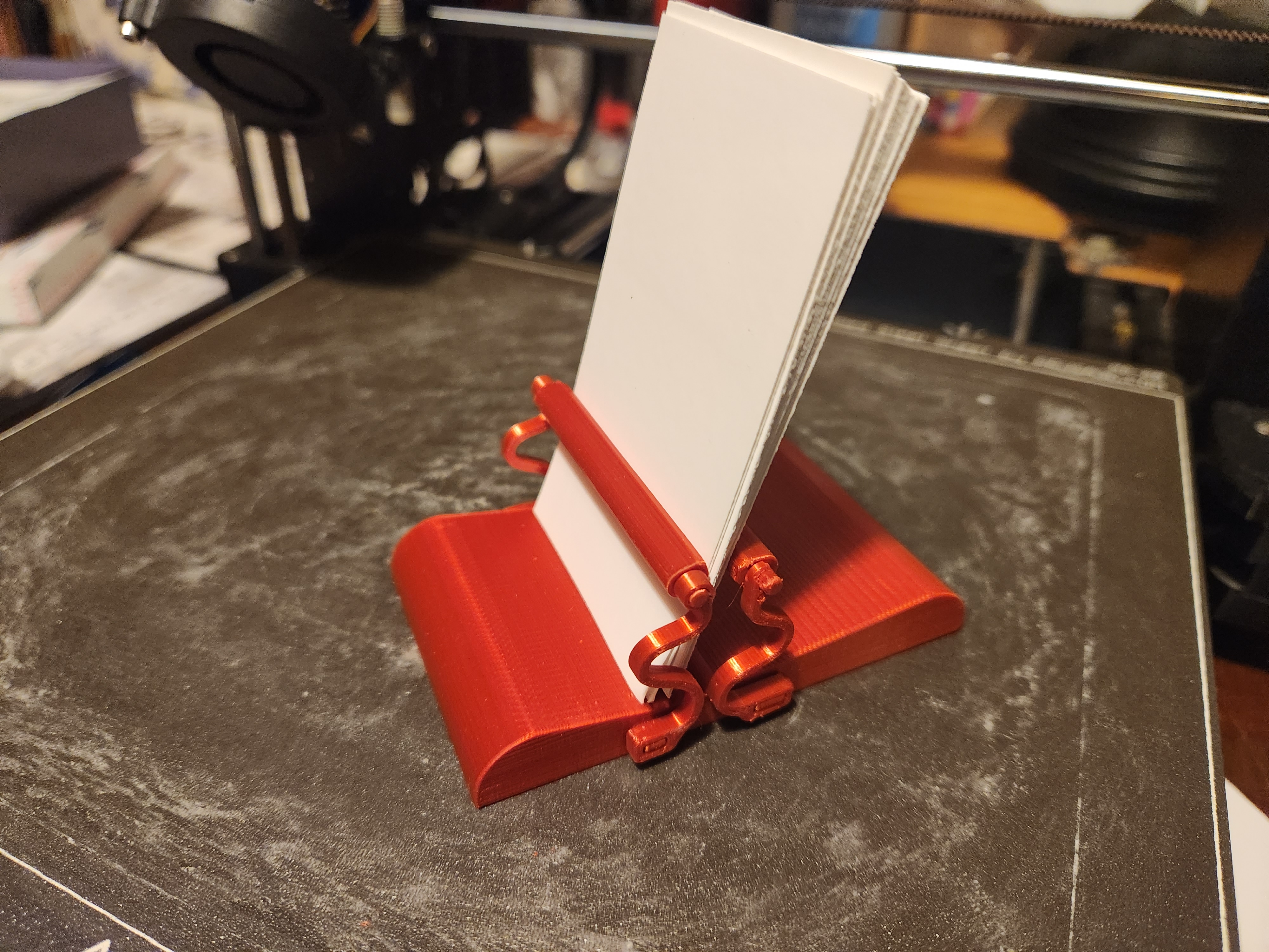 Business Card Holder - Compliant (spring) mechanism