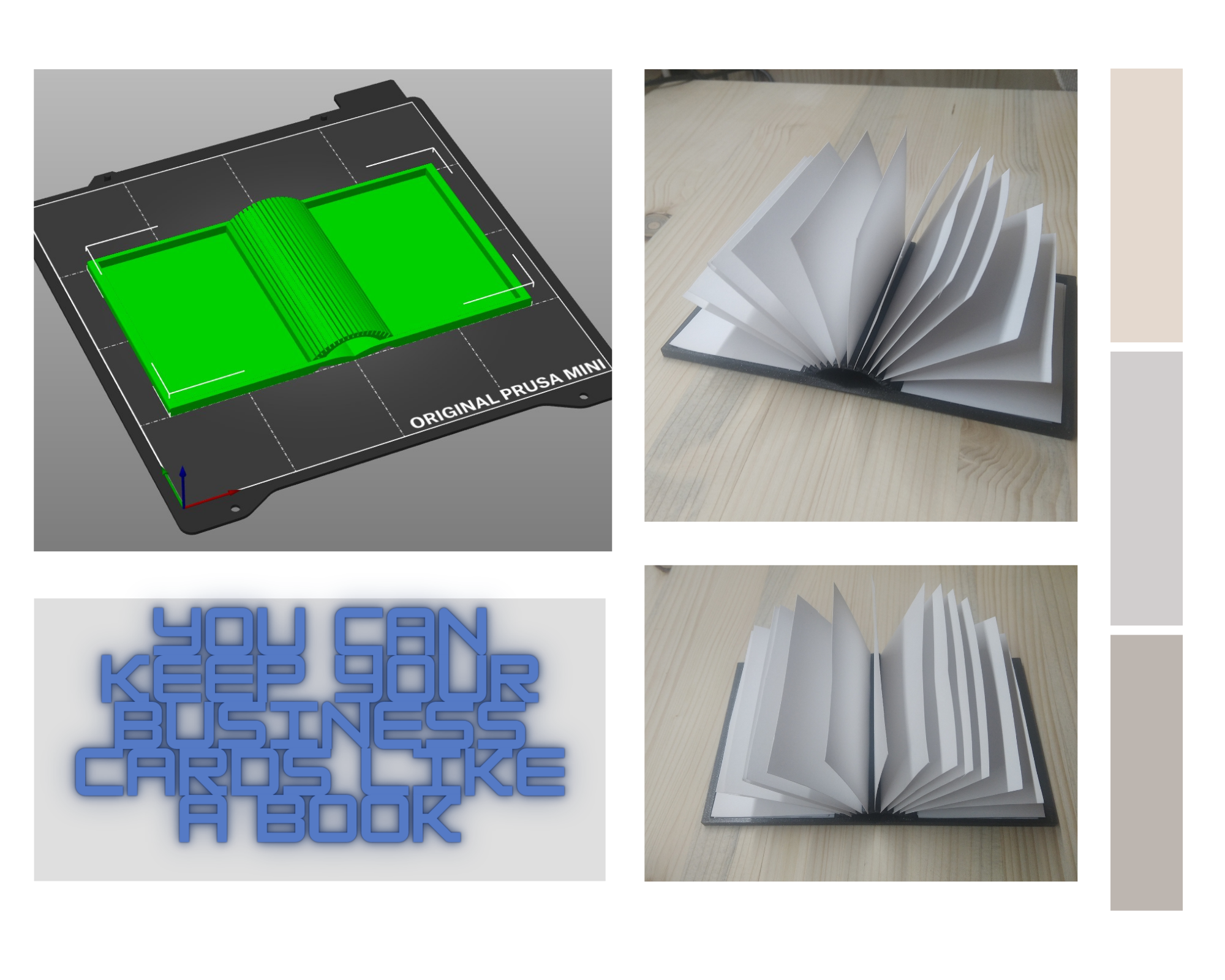 Business card book holder.
