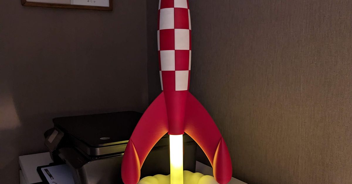 3D printer Tintin Rocket • made with alphawise U20・Cults