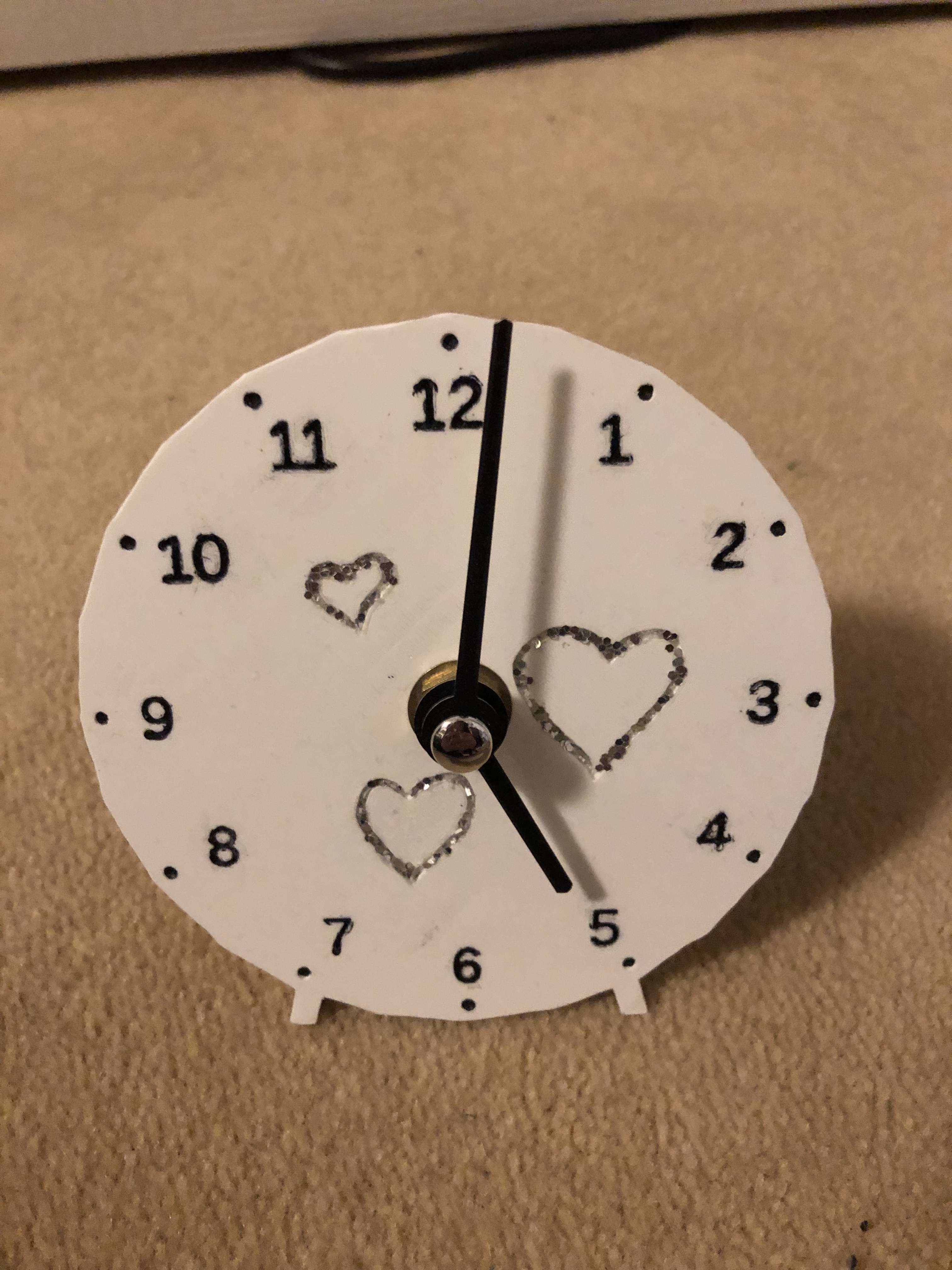 Desk Clock (add your own face design)
