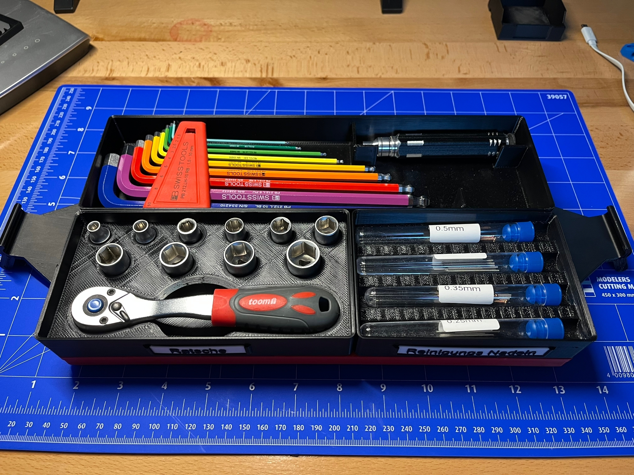 Miniatura 2 do modelo 3D Fully printable Gridfinity box (parametric)