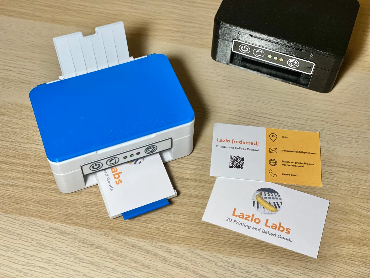 2D Printed Business Cards by Lazlo, Download free STL model