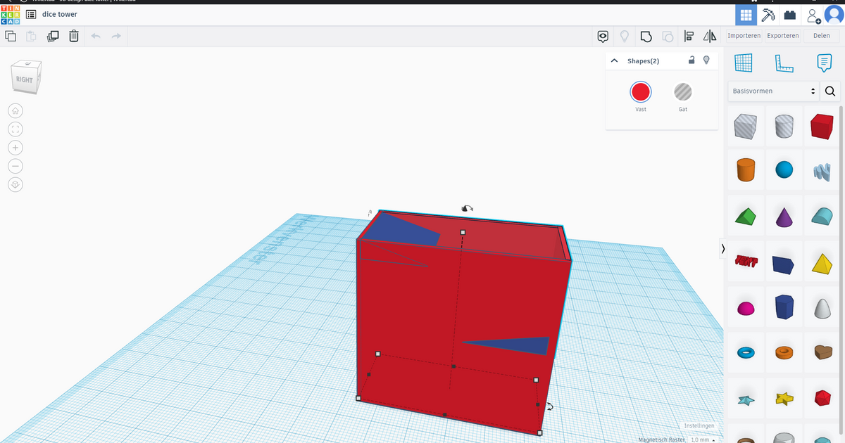 dice tower (small) by timodegrote Download free STL model