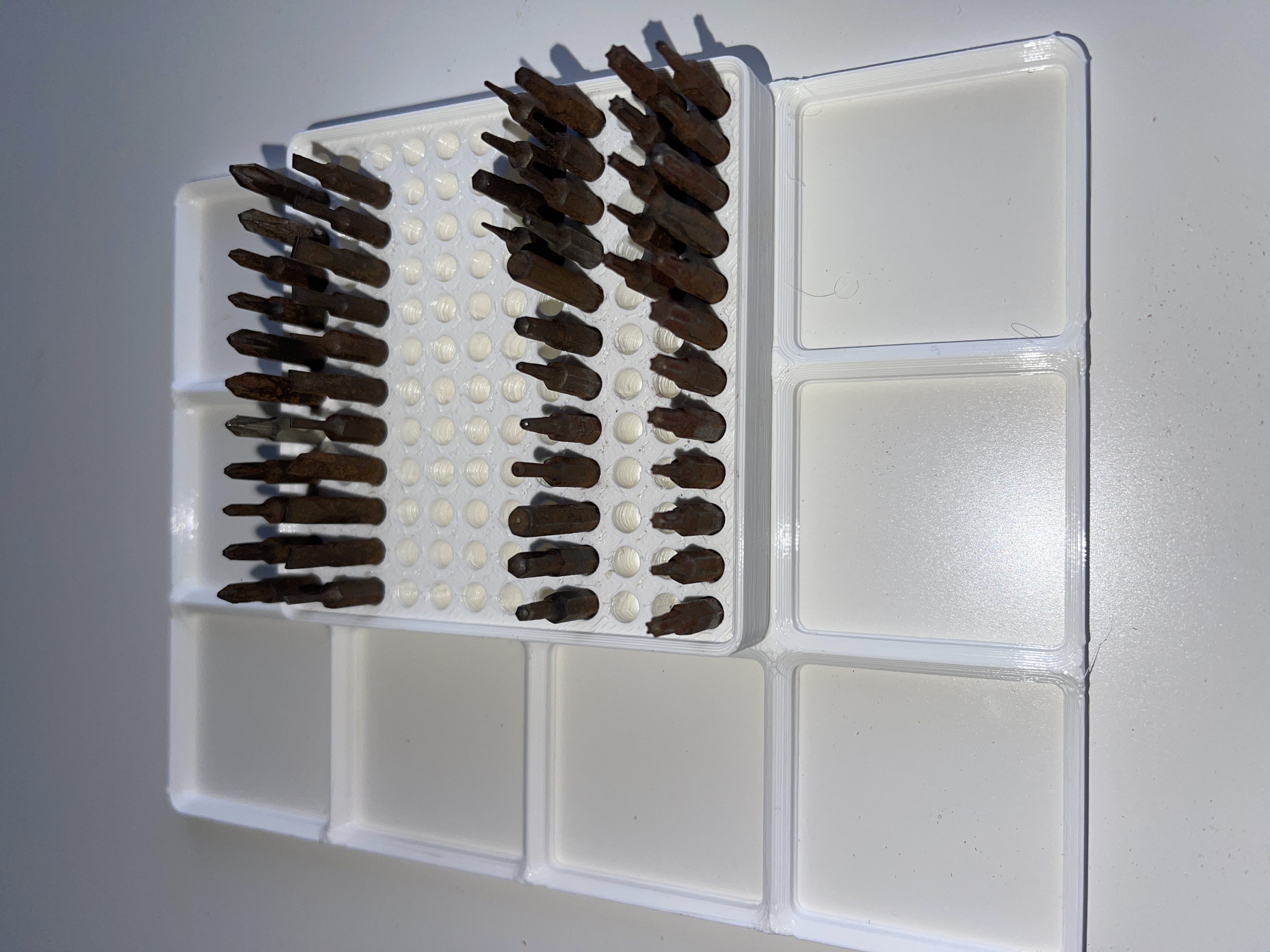 Gridfinity mini hex bit holder