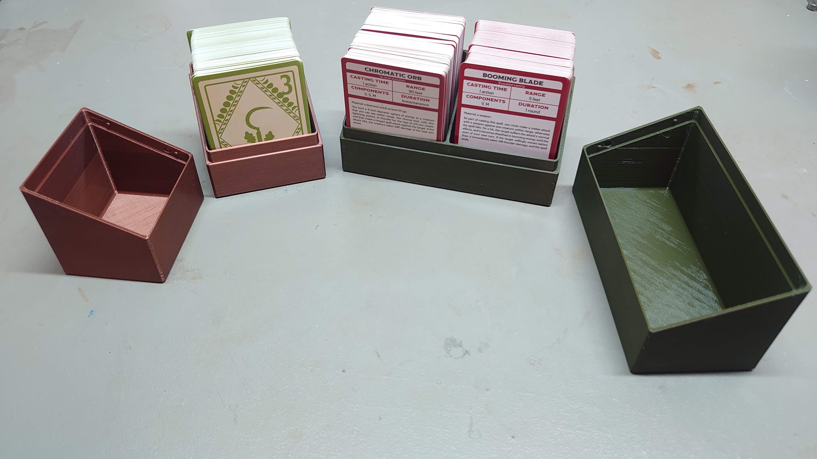 Dungeon and Dragons Spellbook card box
