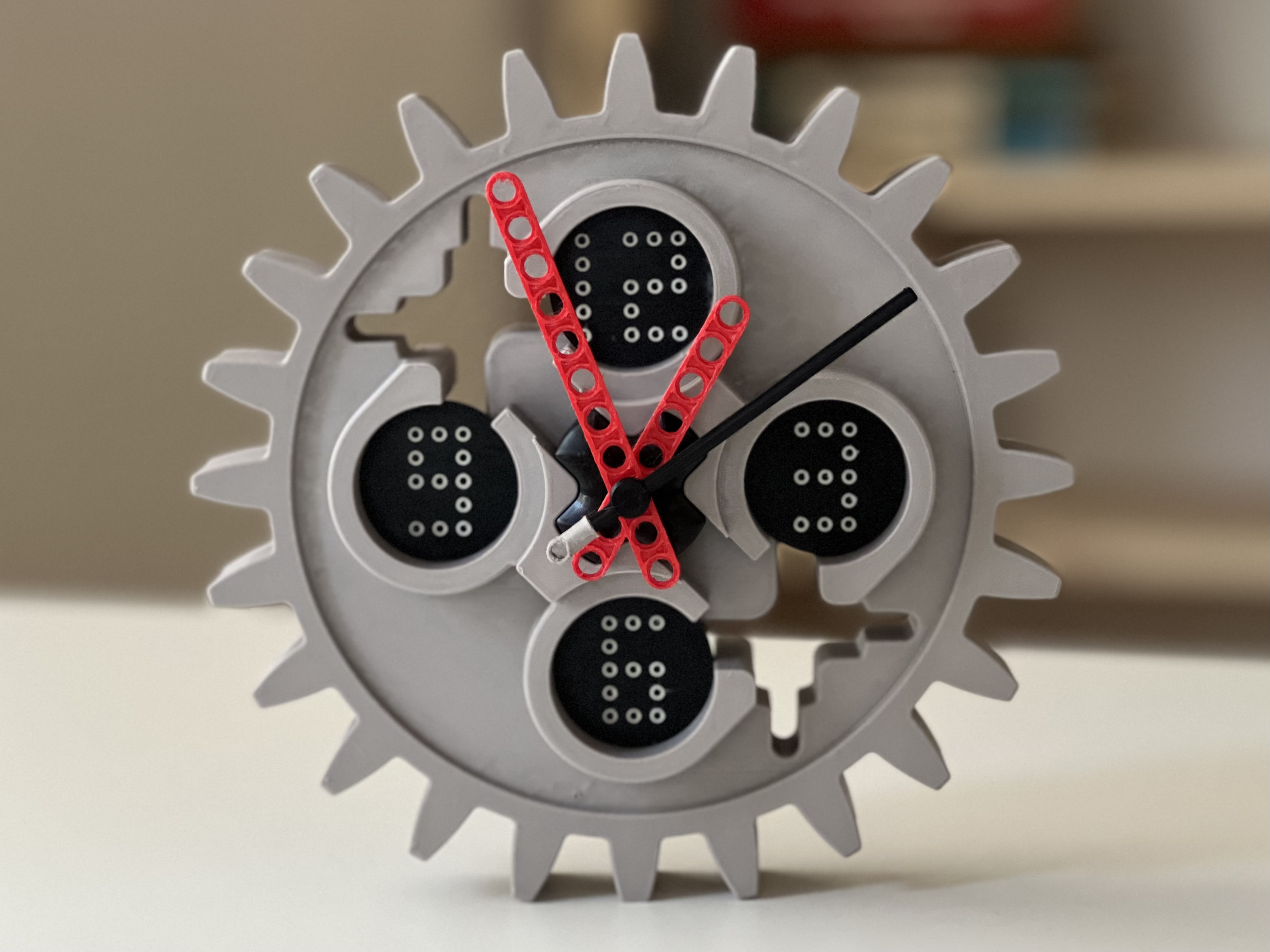 STL file Lego Technic Gear Clock ⚙️・3D printing template to download・Cults