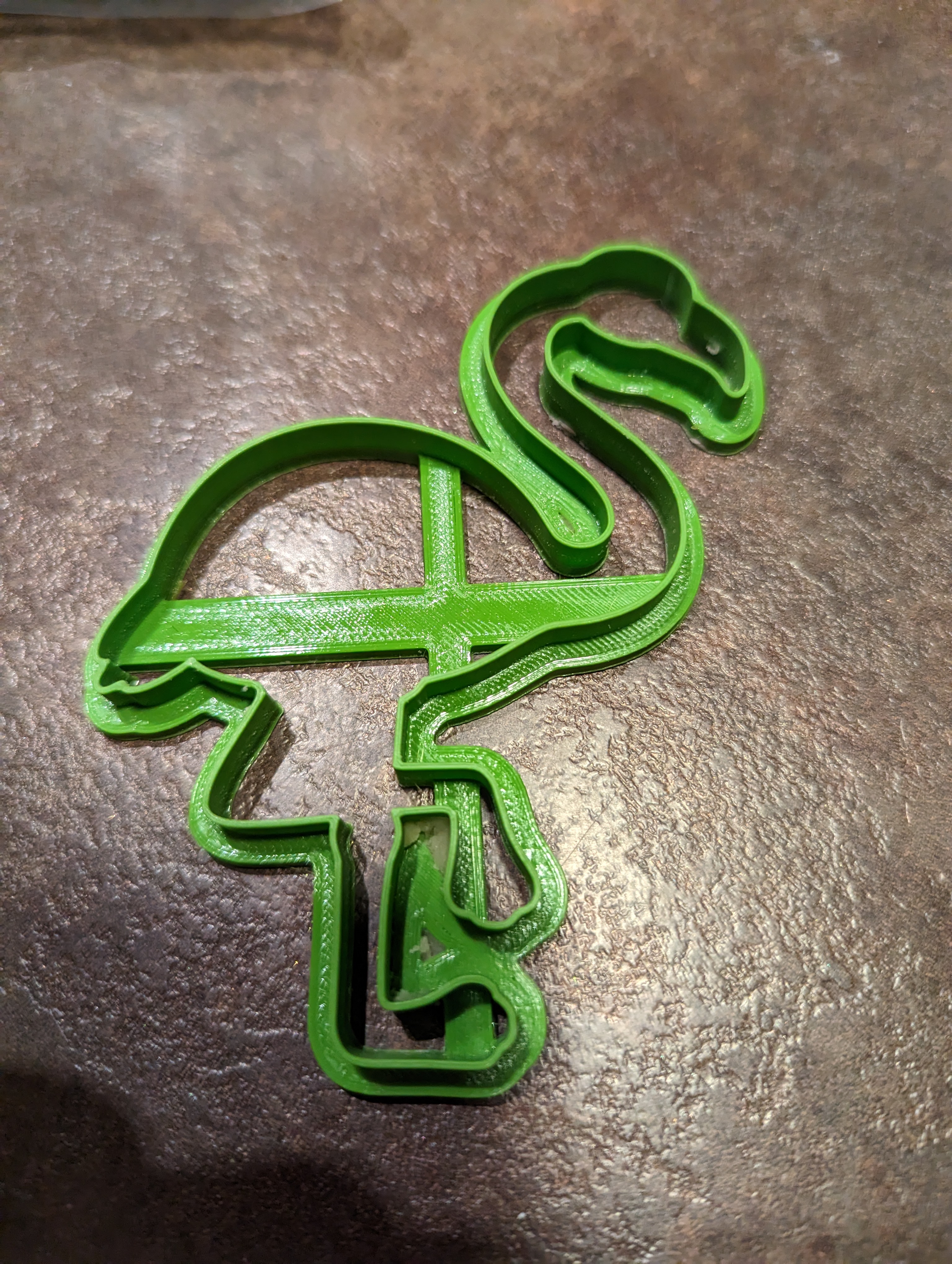 Flamingo cookie cutter