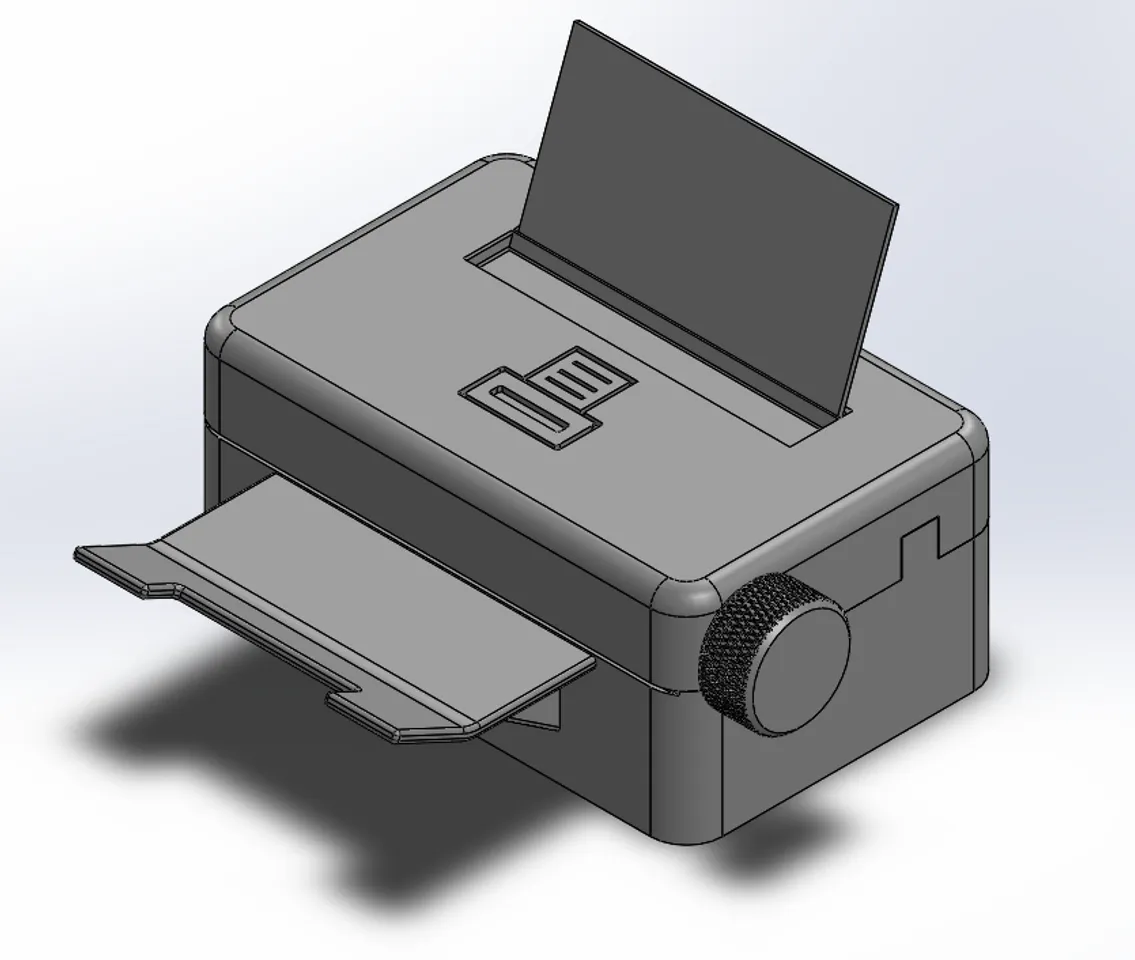 Business Card Holder/Dispenser/Printer by TobiVII, Download free STL model